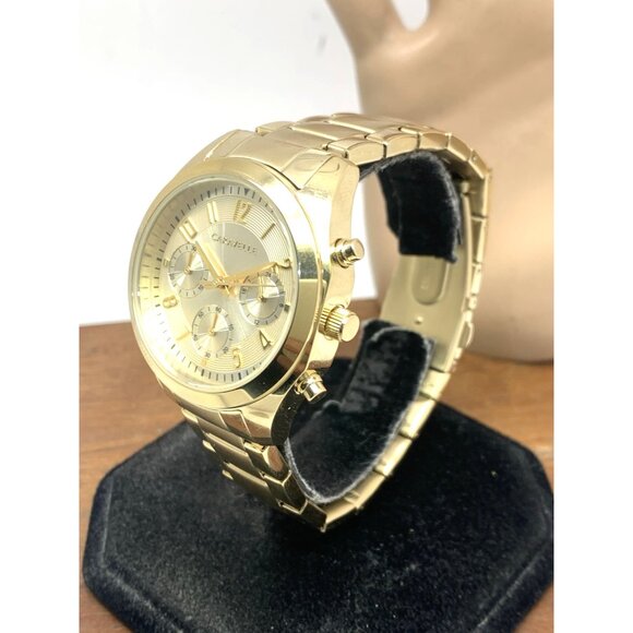 Caravelle By Bulova Women's Watch 44L238 Quartz Chronograph Gold Steel 36mm - Picture 2 of 13